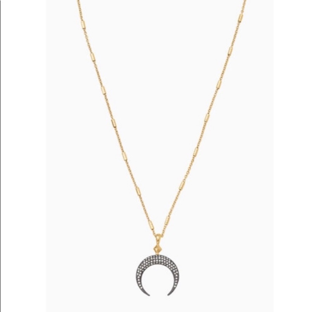 Stella & Dot Diedre Double Horn Pendant